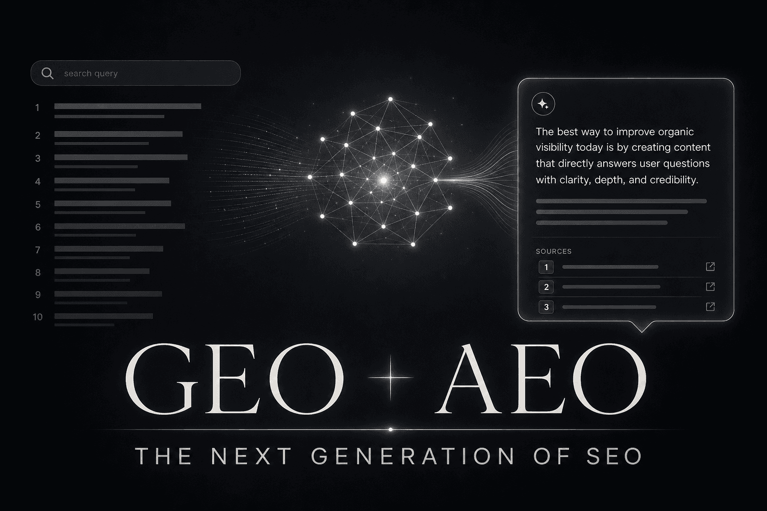 GEO and AEO: The Next Generation of SEO
