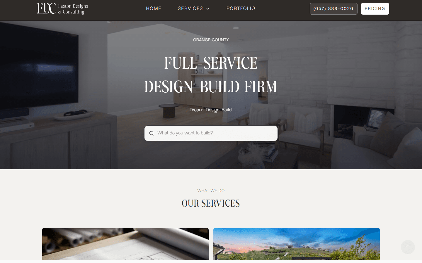 Easton Designs & Consulting, Home