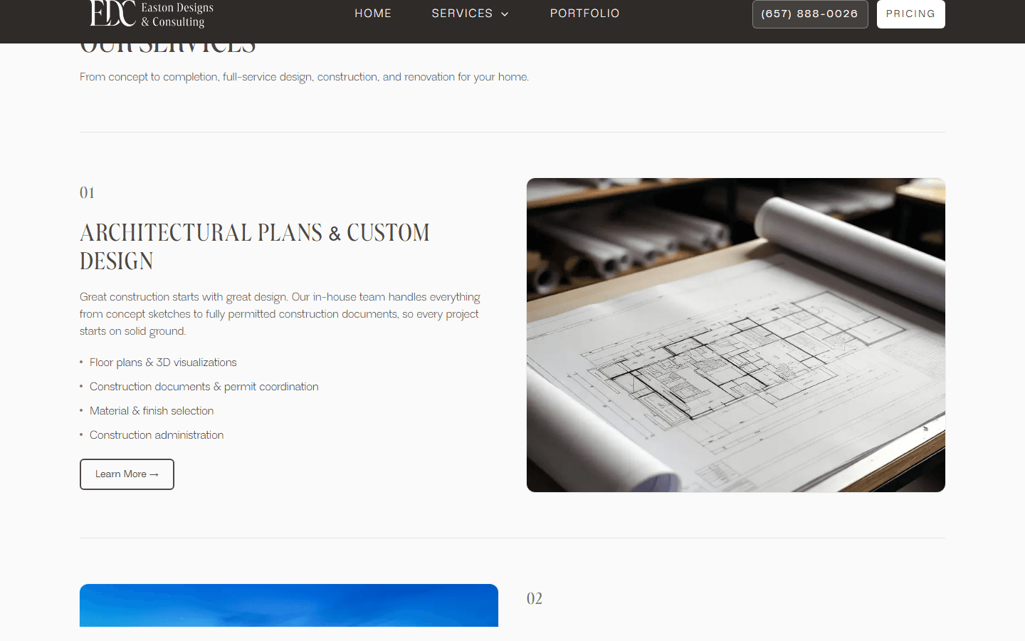 Easton Designs & Consulting, Services