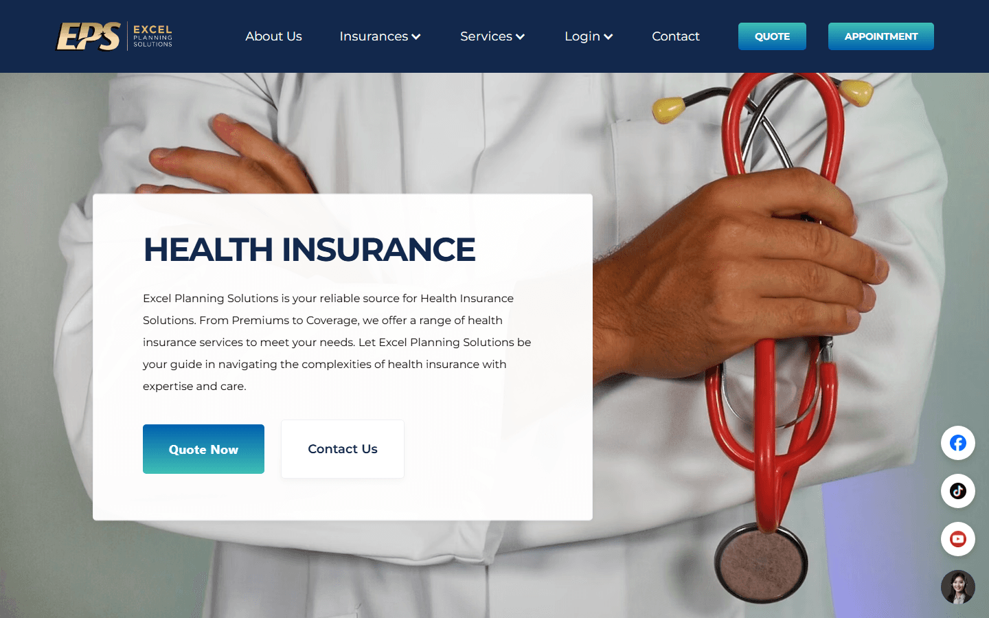 Excel Planning Solutions, Insurance · Health Insurances