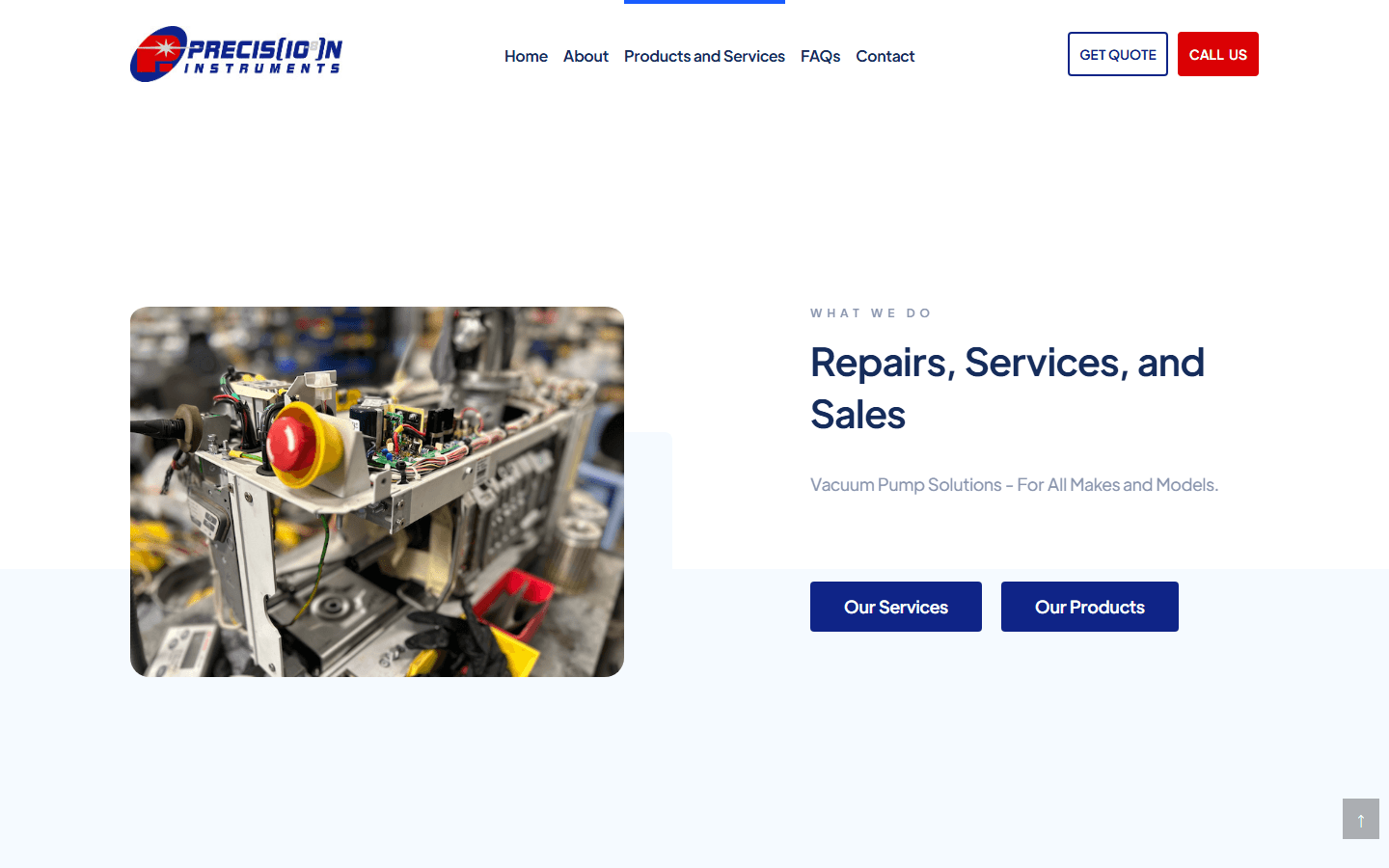 Precision Instruments, Products