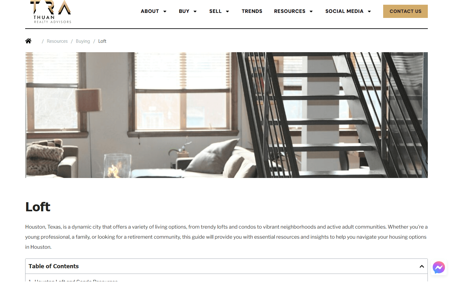 Thuan Realty Advisors, Loft