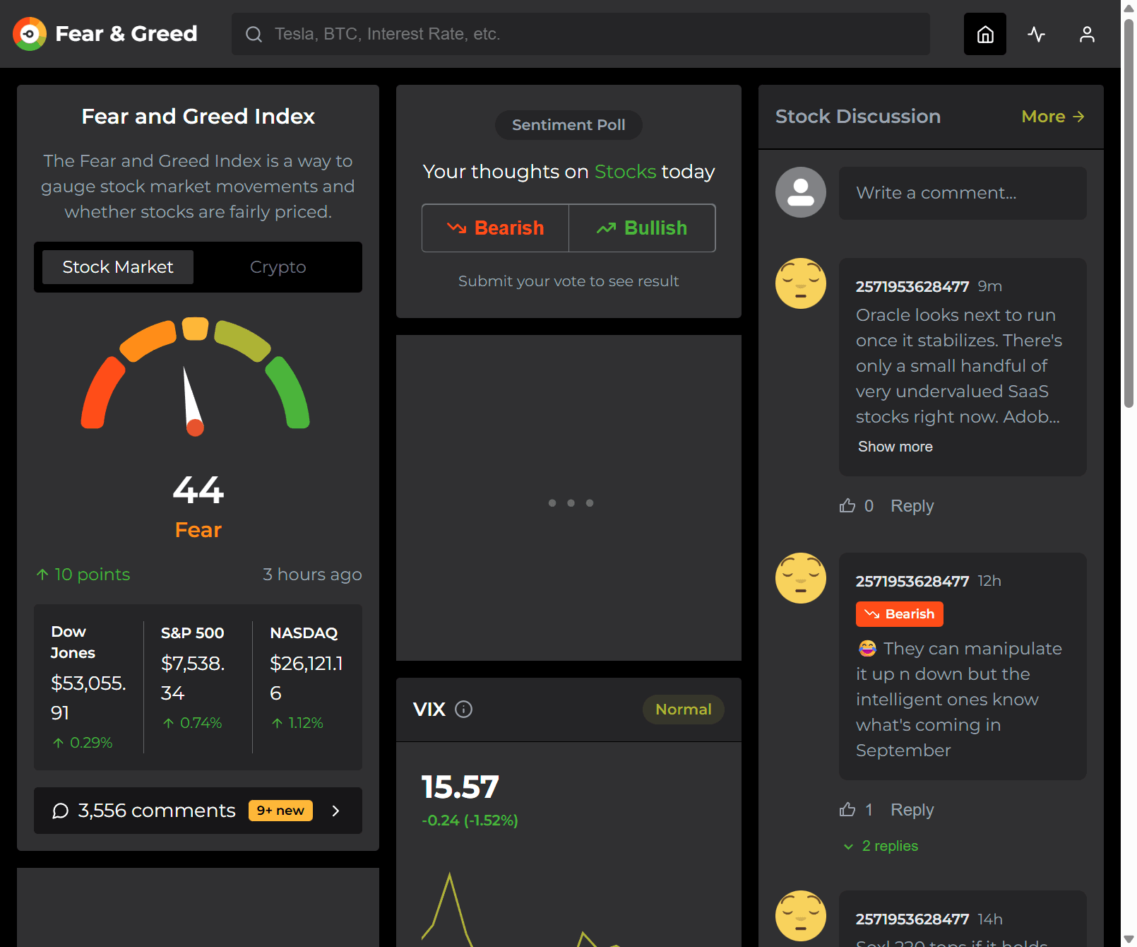 Fear & Greed Meter preview